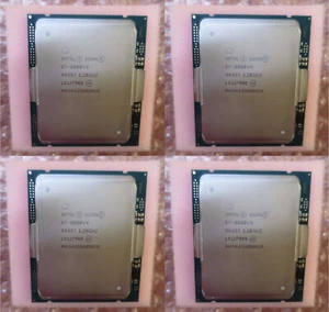 4x Intel Xeon 22-Core E7-8880v4 2.20GHz 55M FCLGA2011 Server Processor CPU SR2S7 - Picture 1 of 1