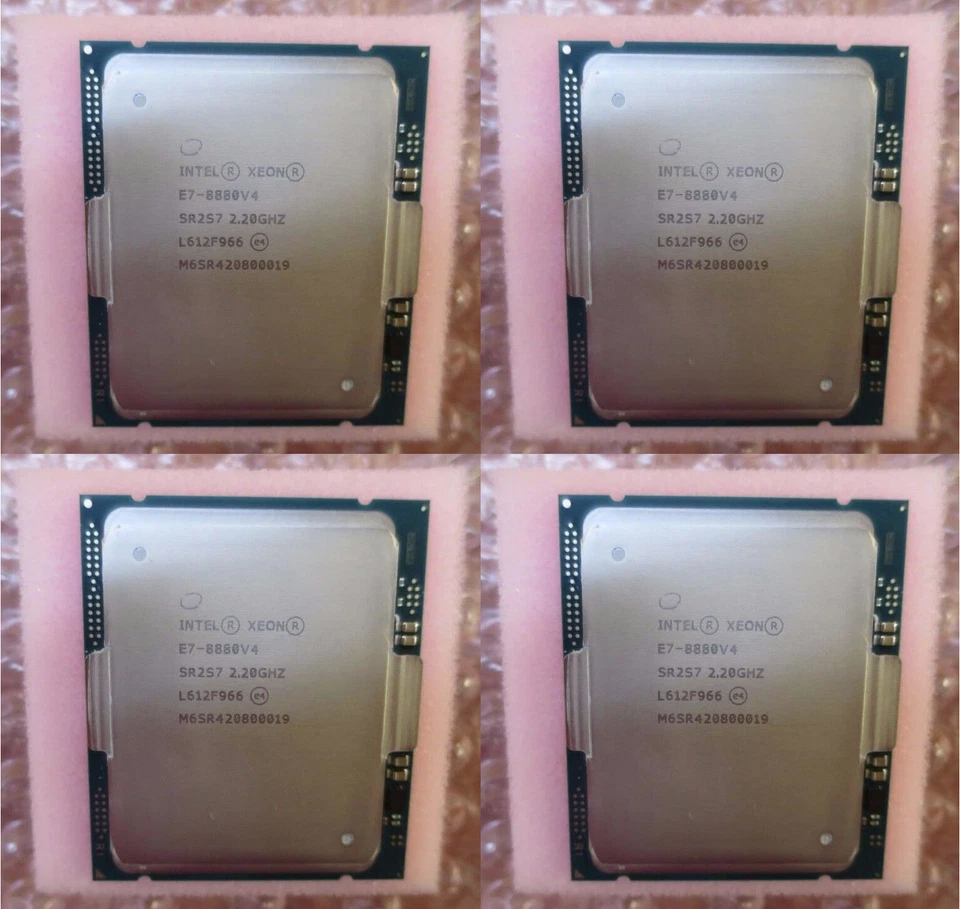 4x Intel Xeon 22-Core E7-8880v4 2.20GHz 55M FCLGA2011 Server Processor CPU SR2S7 - Image 1 of 1