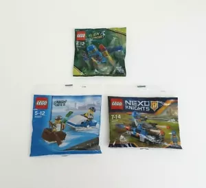 New LEGO City 30227, Nexo Knights 30371 & Alien Conquest 30141 Polybag Set Lot - Picture 1 of 5