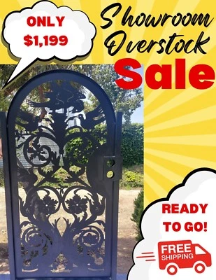 Contemporary modern metal gate, Modern Metal Gate, Custom size Art Pedestrian - Image 1 of 2