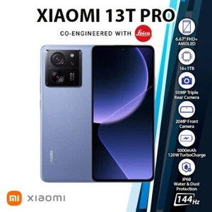 Xiaomi 13T Pro 5G Android Mobile Phone (Blue, 16GB+1TB, Dual SIM, Unlocked) - Zdjęcie 1 z 7