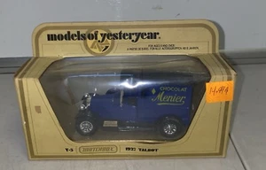 Matchbox Models Of Yesteryear 1927 Talbot Menier Chocolat Y-5 - Picture 1 of 5