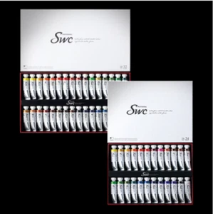 Premium Watercolour Paint Shinhan SWC Professional Set 24 / 32 Colours 15ml Tube - Picture 1 of 9