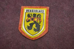 ANCIEN ÉCUSSON BISCOTTE GRECOIRE BLASON RÉGION BEAUJOLAIS VILLE BEAUJEU ANSE CPA - Imagen 1 de 1