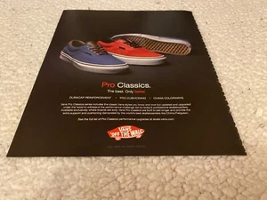 PSK25 SKATEBOARD WERBUNG/BILD 11X16" CHIMA FERGUSON: VANS OFF THE WALL - Bild 1 von 1