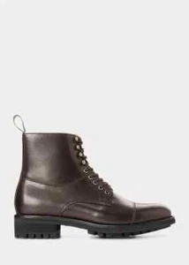 POLO RALPHLAUREN BRYSON LEDER HERREN KAMPFSTIEFEL BRAUN FARBE WÄHLEN SIE IHRE GRÖSSE NEU MIT - Bild 1 von 5