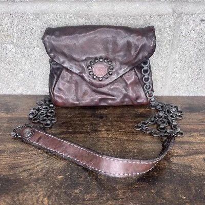 Bolso Bandolera CAMPOMAGGI Cuero Marrón Cadena Foto 1 de 4