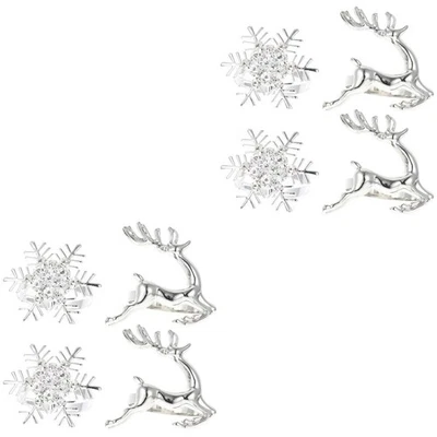  Set di 2 anelli per tovaglioli porta tovaglioli anelli decorativi per tovaglioli - Immagine 1 di 4