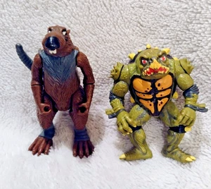 Vintage TMNT Splinter Tokka Figures Mirage 1988 1991 Original Action Figure Toy - Picture 1 of 5
