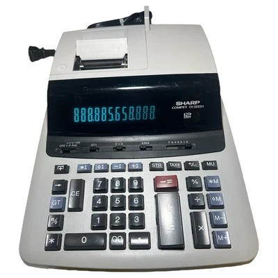 Sharp Compet VX-2652H Electronic Printer Calculator Desktop - Tested / Working - Image 1 of 4