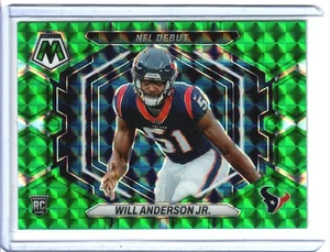 2023 Panini Mosaic Will Anderson Jr. NFL Debut Green Prizm Rookie RC - Bild 1 von 2