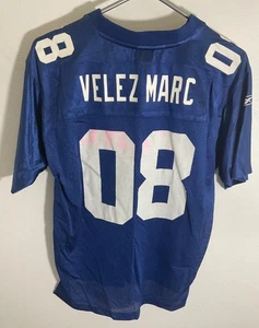 Neu Reebok NFL New York Giants blau Trikot Velez Marc 08 Large - Bild 1 von 4