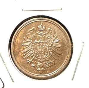 Germany 1888A pfennig KM 10 choice brown Unc (w) - Picture 1 of 2
