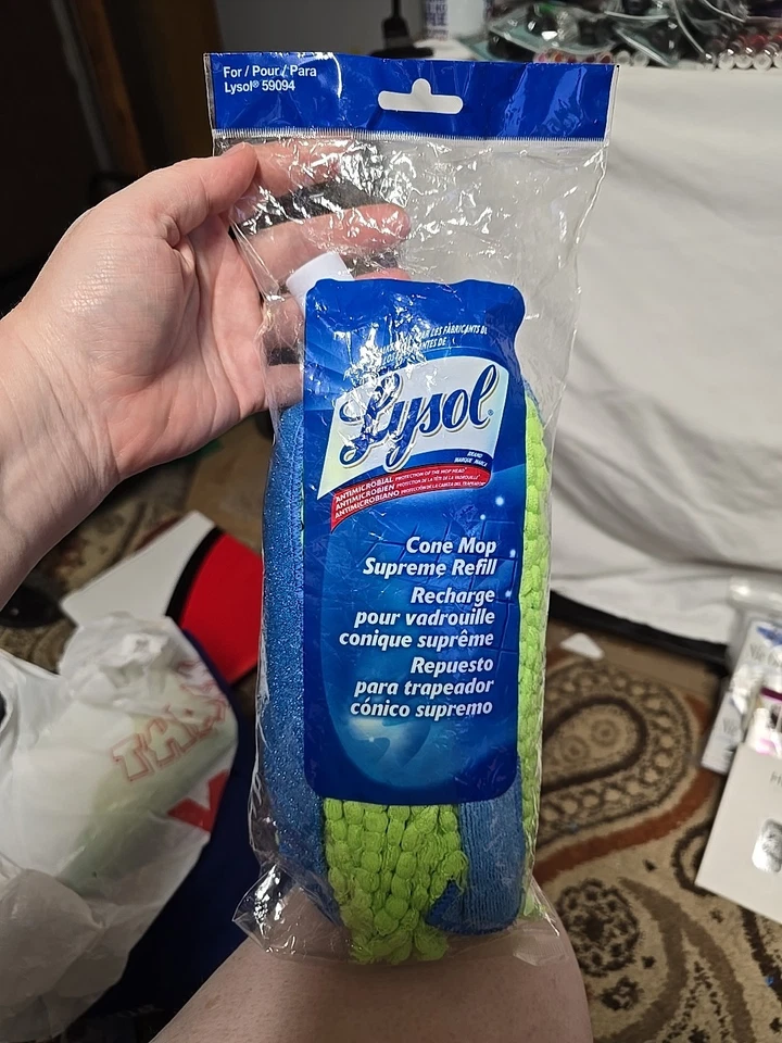 Quickie 590941m Lysol Cone MOP Supreme Refill Green/blue Qck590941m