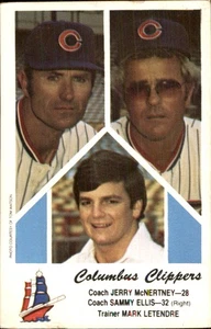 Sammy Ellis / Jerry McNertney / Mark Letendre 1980 Columbus Clippers Police ** - Picture 1 of 2