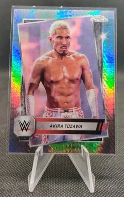 2025 Topps Chrome WWE Prism Refractor #71 Akira Tozawa Wrestling Card - Image 1 of 2