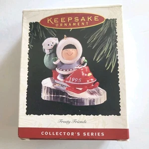 Hallmark Frosty Friends 1995 Christmas Ornament with Box 16th in Series Cute! - Picture 1 of 7