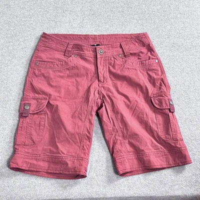 Kuhl Women’s Size 4 Red Cotton 11" Splash Outerwear Shorts Gorpcore hiking cargo - Image 1 of 4