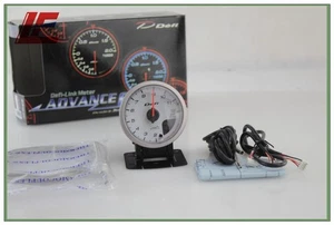 2.5" 60mm Cara Blanca Auto Ext Temp Gauge Ámbar Rojo/Blanco Luces con Botón - Imagen 1 de 8