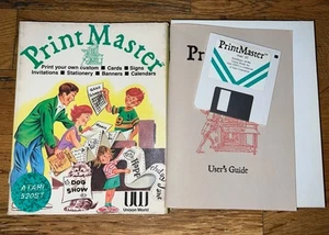 Print Master I Atari 520ST | 3.5 Floppy Disk Software - Picture 1 of 1