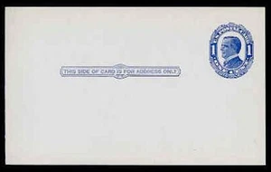 UX22 1c WILLIAM McKINLEY MINT POSTAL CARD - Picture 1 of 2
