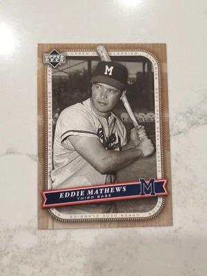 2005 Upper Deck Classics   Eddie Mathews #31 Milwaukee Braves - Image 1 of 2
