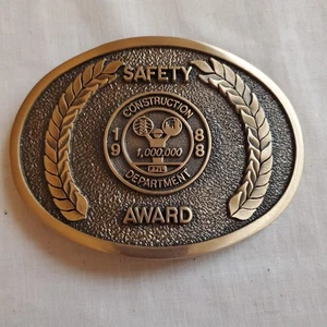 Department of Water and Power Construction Saftey Award Gürtelschnalle 1988 - Bild 1 von 5