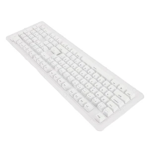 110 Keys Keyboard Keycaps Translucent Portuguese Keyboard Keycaps Easy To Clean - Picture 1 of 12