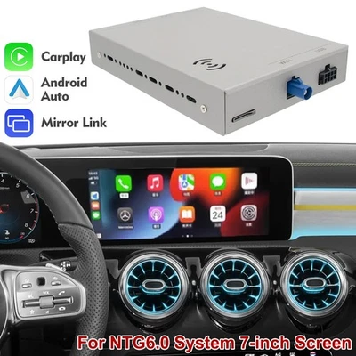For Mercedes Benz A/C/V-Class 7" NTG6.0 Wireless CarPlay ＆ Android Auto Retrofit - Image 1 of 4