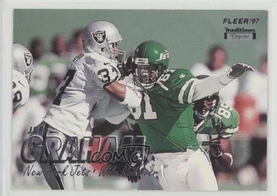 1997 Fleer Traditions Crystal Jeff Graham #284 - Image 1 of 2