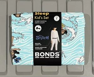 BONDS Disney Lilo & Stitch Sleep Set Size 3 Blue - Picture 1 of 2