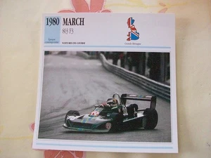 MARCH 803 F3 STECKKARTE - Bild 1 von 1