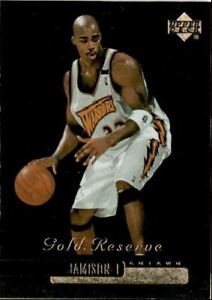1999-00 Upper Deck Gold Reserve Antawn Jamison Golden State Warriors #68