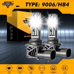 AUXBEAM 9006 LED Headlight Bulbs Conversion Kit Low Beam Super Bright 6500K 120W - Picture 1 of 12