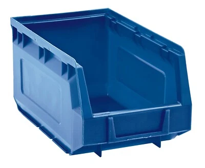 MOBIL PLASTIC Set 9 contenitori a bocca di lupo sovrapponibili in PEHD - L 145 x P 240 x H 125