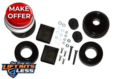 Skyjacker JK20 2" Poliuretano Value Spacer F/R Kit de elevación para 07-18 Wrangler JK Foto 1 de 2