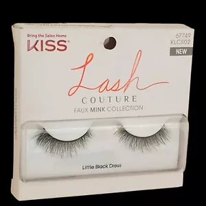 Kiss Lash Couture Faux Mink Collection False Eyelashes 67749 LITTLE BLACK DRESS - Picture 1 of 24