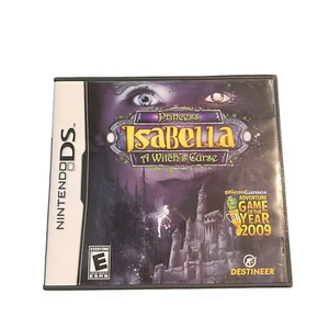 Princess Isabella: A Witch's Curse (Nintendo DS, 2010) Case & Manual Only - Picture 1 of 4