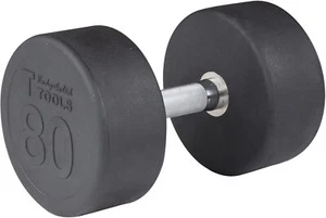 Body-Solid Premium Rubber-Coated Cast Iron Dumbbells with Solid Steel Handles - Picture 1 of 20