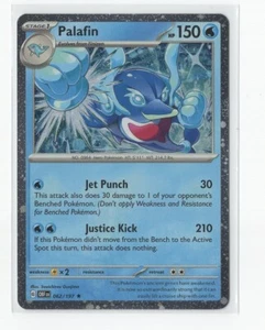Pokémon Obsidian Flames 062/197 Palafin Cosmos Holo EXCLUSIVO - Imagen 1 de 1