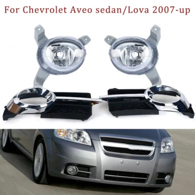 Juego de 1 faro antiniebla halógeno con cableado para Chevrolet Aveo sedán/Lova 2007-up Foto 1 de 4