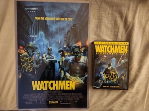 Watchmen Poster & DVD Both Signed By Jackie Earle Haley/Rorschach-Very Nice! - Picture 1 of 3