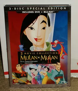 Mulan & Mulan II DVD + Blu-ray With Slipcover - Picture 1 of 4