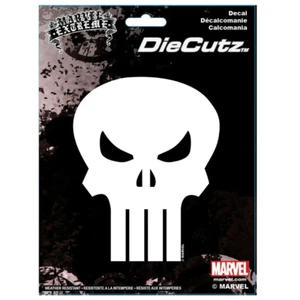 Neu in Verpackung Marvel Comics Punisher klassischer Totenkopf Logo gestanzter Aufkleber wetterfest - Bild 1 von 4