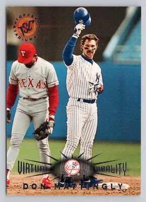Don Mattingly 1996 Topps Virtual Reality Card #200 New York Yankees Stadium Club - Image 1 of 2