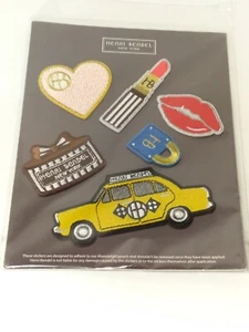 Henri Bendel bestickte Aufkleber Lippen Cab Lippenstift Herz - Bild 1 von 4