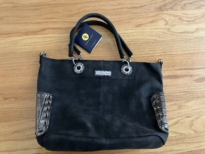 Adrienne Vittadini Black Handbag / Tote Bag - Large size - New! - Picture 1 of 8