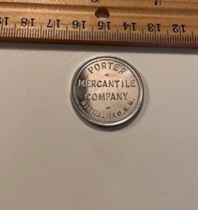 Bernalillo New Mexico - Porter Mercantile Co. 50-cent Trade Token - Picture 1 of 2