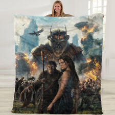 Kingdom of the Planet of the Apes Blanket Soft Throw for Bed Couch 3D Printing