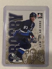2005-06 IN THE GAME Series SIDNEY CROSBY RC GOLD SSP #14 2003-04 CHL MVP